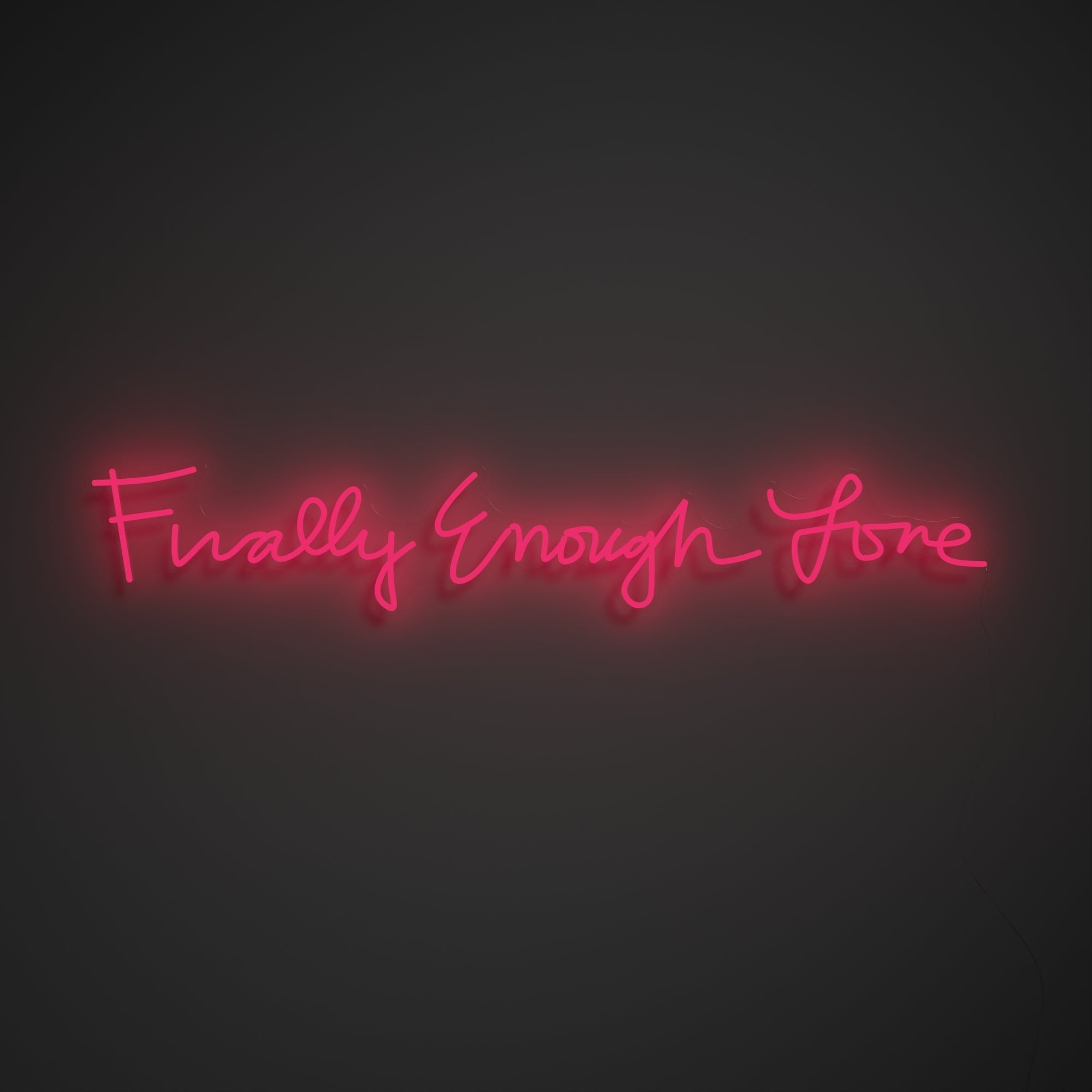 Finally Enough Love by Madonna, LED-Neonzeichen